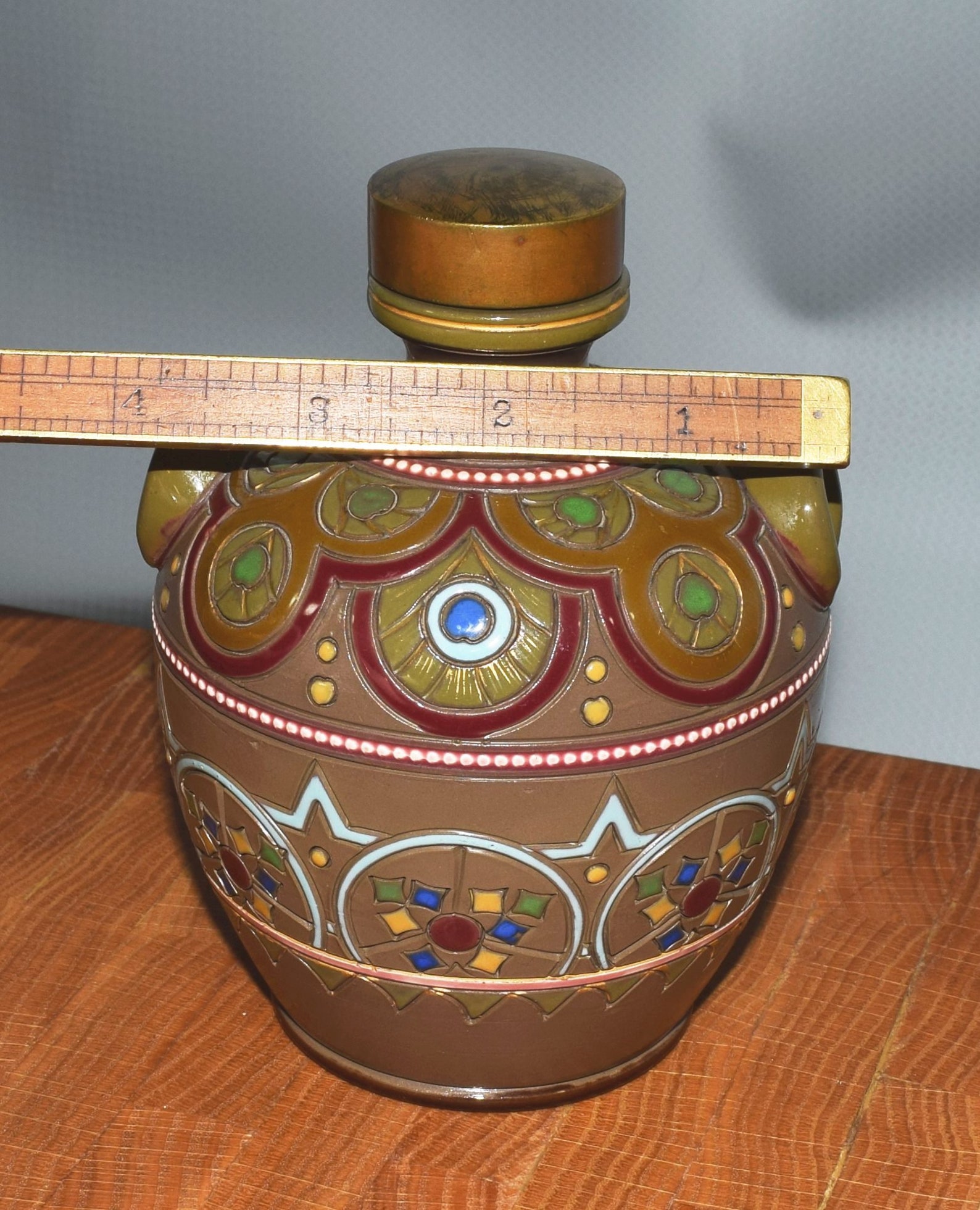 Sarreguemines Pottery 1880's Edwardian Jugenstil Style Etsy