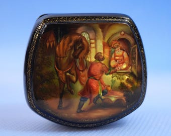 Hand Painted Russian Lacquer Miniature, Titles 