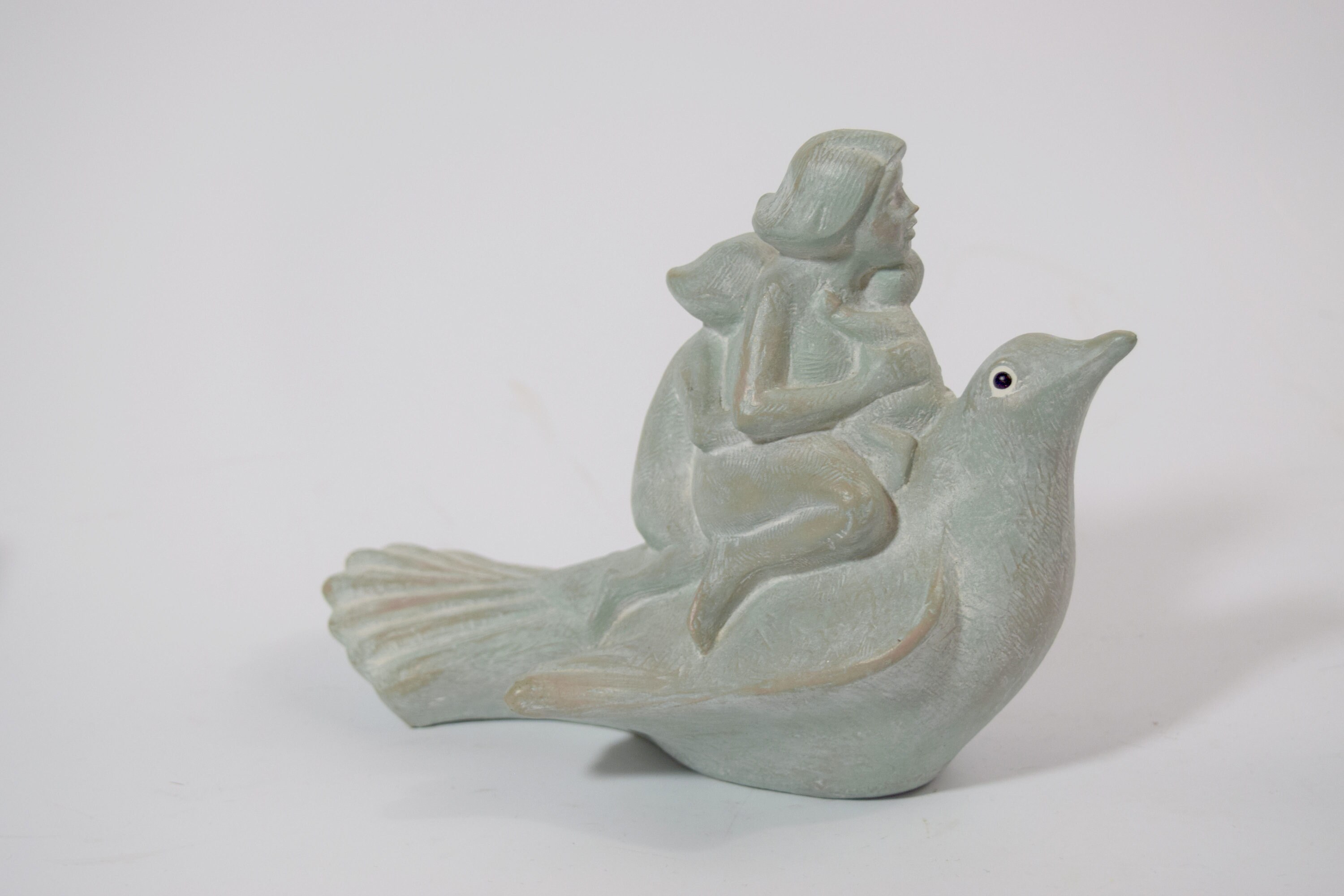 Wings of Hope Isabel Bloom 2010 Sculpture en pierre D.O.V.E. Etsy