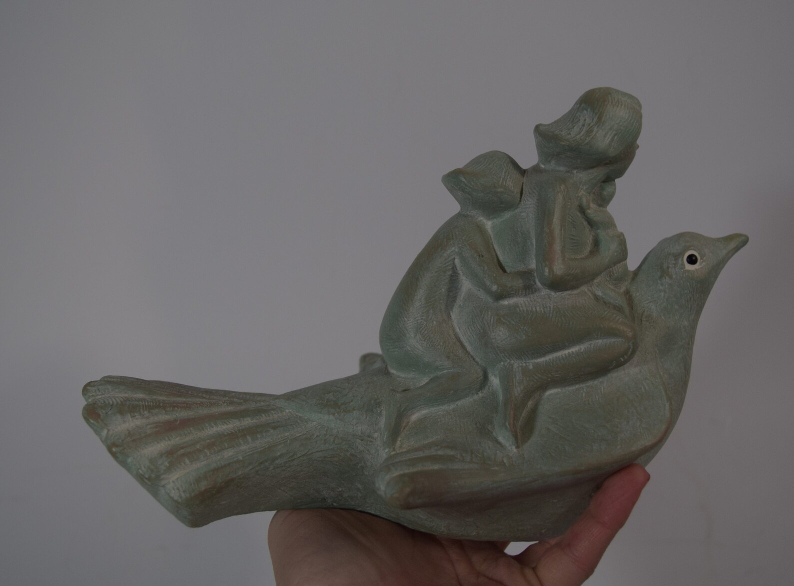 Wings of Hope Isabel Bloom 2010 Sculpture en pierre D.O.V.E. Etsy