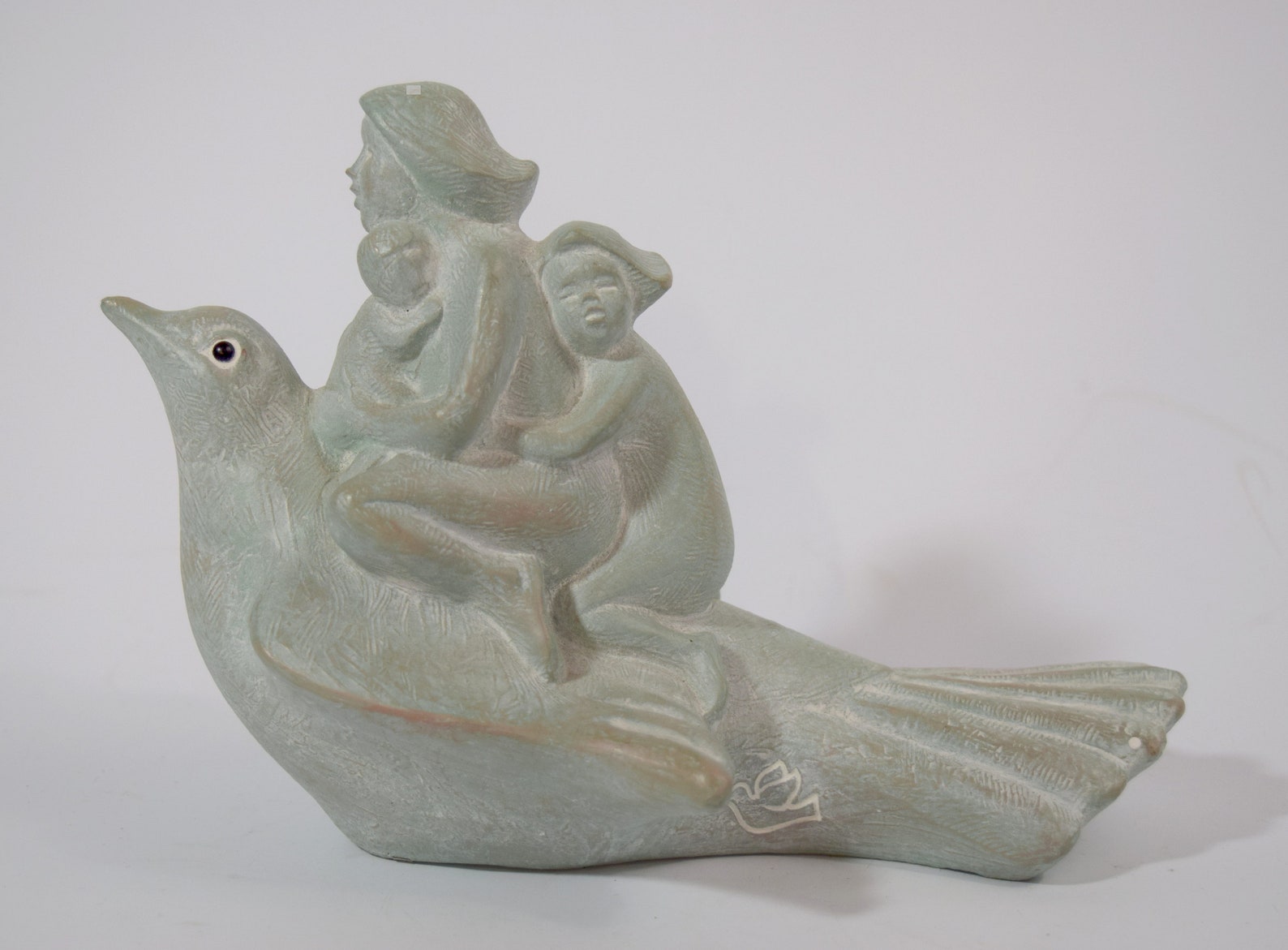 Wings of Hope Isabel Bloom 2010 Sculpture en pierre D.O.V.E. Etsy