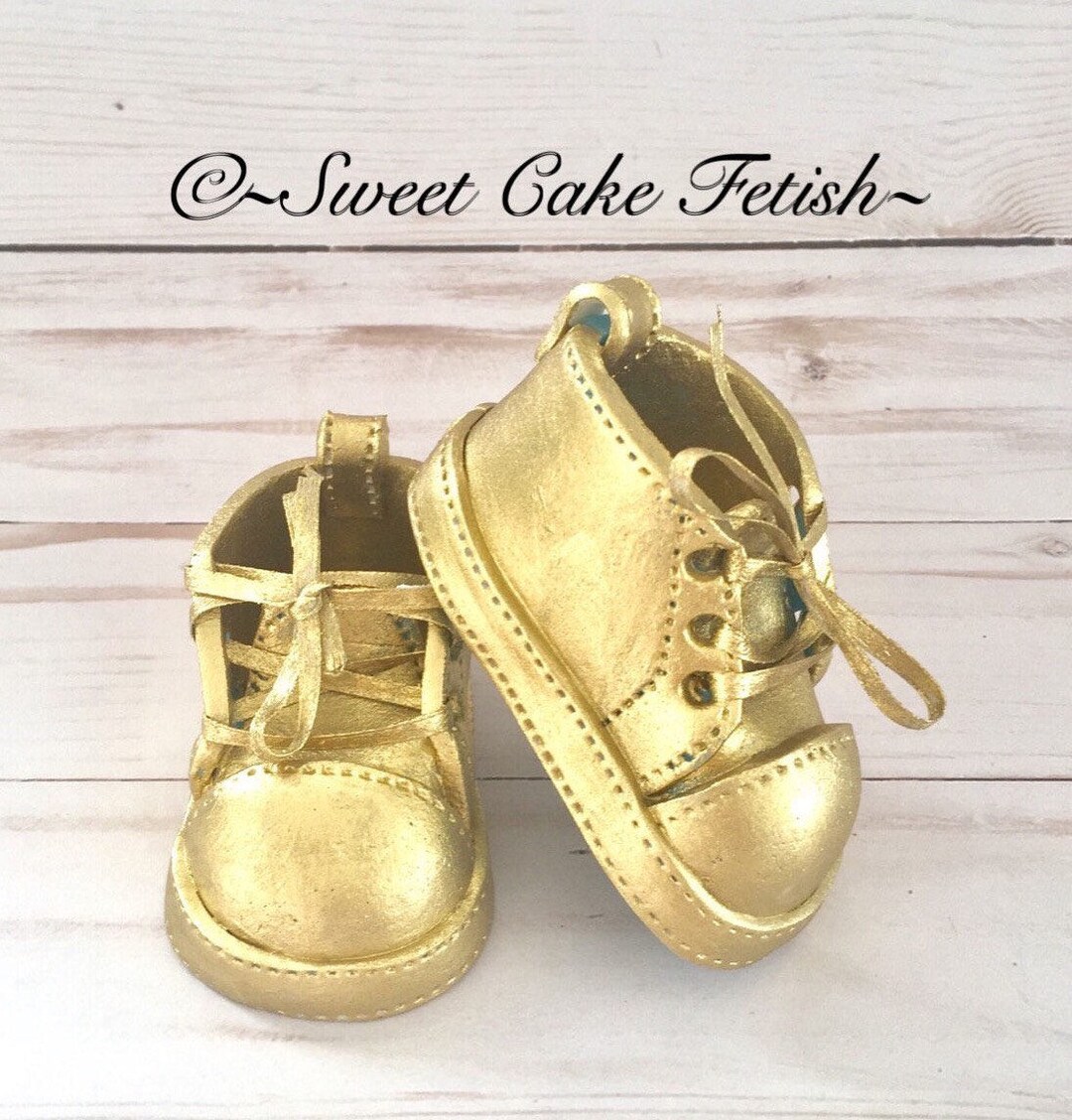Gumpaste Baby Shoe Baby Shoe Cake Topper Cake Topper Baby Shower Topper