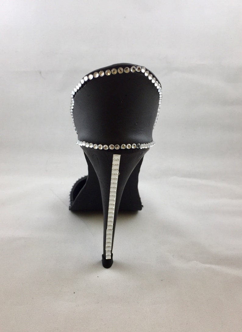 Gumpaste high heel shoe Gumpaste shoe cake topper Fondant high heel Sugar shoe for cakes Birthday cake topper Shoe cake decorations image 3