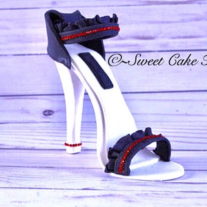 Gumpaste high heel  Fondant high heel  Sugar Heel  High heel topper  Fashion topper  Fondant shoe Cake topper  High heel Cake  Gumpaste shoe