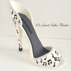 Rollpaste High Heel Schuh Cake Topper Rollpaste Schuh Fondant Schuh Topper Zucker High Heel Schuh Fondant High Heel High Heel for Cakes