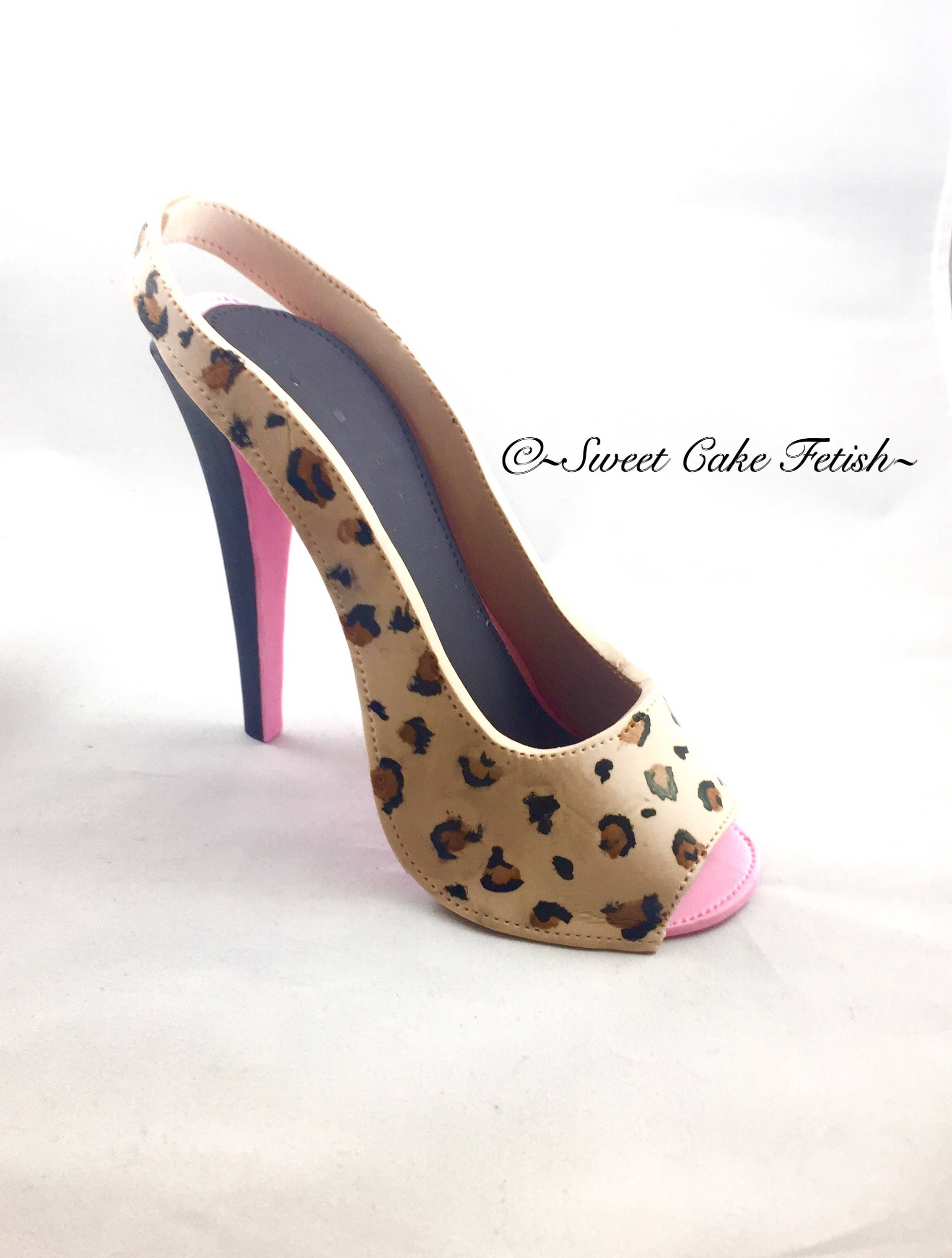 Zapato de pasta de goma Tacón alto de pasta de goma Adorno para tarta Adorno de moda Zapatos de azúcar Tacón alto de fondant Adorno para zapato Tacone