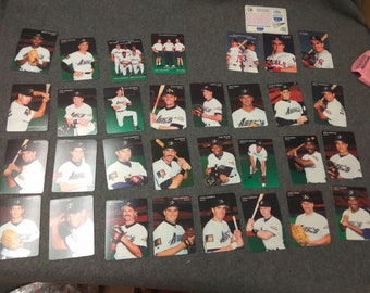 Cartes à collectionner de baseball vintage Houston Astros 1994 par Mother's Cookies