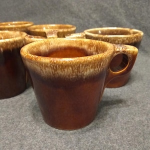Antique Oven-Proof Hull Pottery Mugs