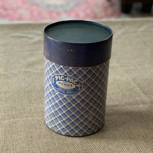 Contenedor térmico vintage Pic Pac para picnics / Portabebidas térmico vintage en tarro Mason / Nevera de cartón para bebidas / Artículos de camping vintage