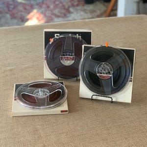 Vintage Reel-to-Reel Tapes in Box | 3er-Set | Scotch Magnetband 150 | Scotch Magnetband 290 | Vintage Tonbandgerät