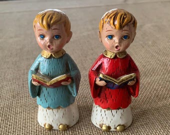 ヴィンテージ 60年代 クリスマス 聖歌隊 少年 構成 装飾 置物 - Etsy 日本