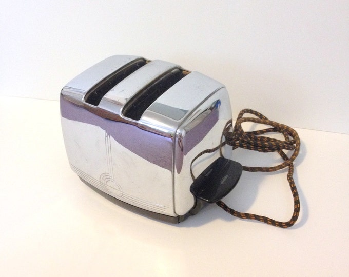 Vintage Sunbeam Toaster Automatic Chrome Toaster Model T20B Etsy