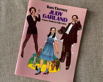Tom Tierney Judy Garland Paper Dolls in Full Color Wizard of Oz - Etsy