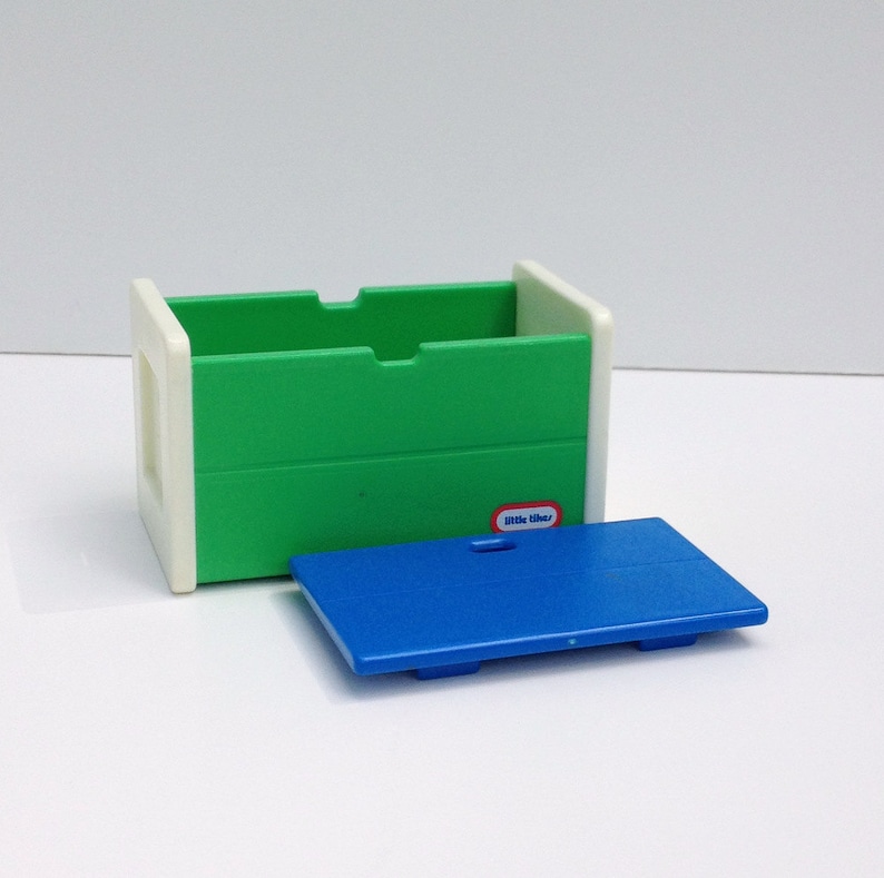 Vintage Little Tikes Toy Box 80s 90s Dollhouse Size Miniature Etsy