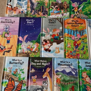 Vintage Children&#39;s Educational Books | Sold Individually - Your Choice | &quot;Just Ask&quot; Books By Weekly Reader | Kids Books | Books for Kids
