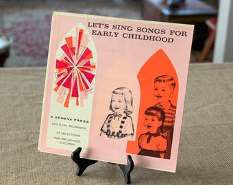 Vintage Kinder Christliches Musikalbum: Lieder aus der frühen Kindheit