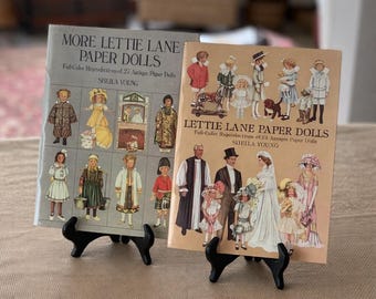 Lettie Lane Paper Dolls Book Set | 1981 Edwardian Reproductions, Uncut