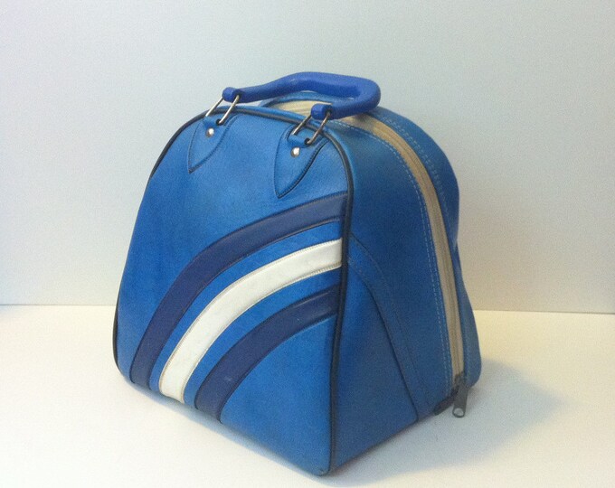 Vintage Bowling Ball Bag Ideal Retro Case Gym Bag Tote Large Carrying