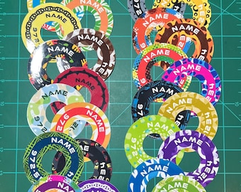 Disc Golf Labels (24) SERIES 1 & 2 - Personalized