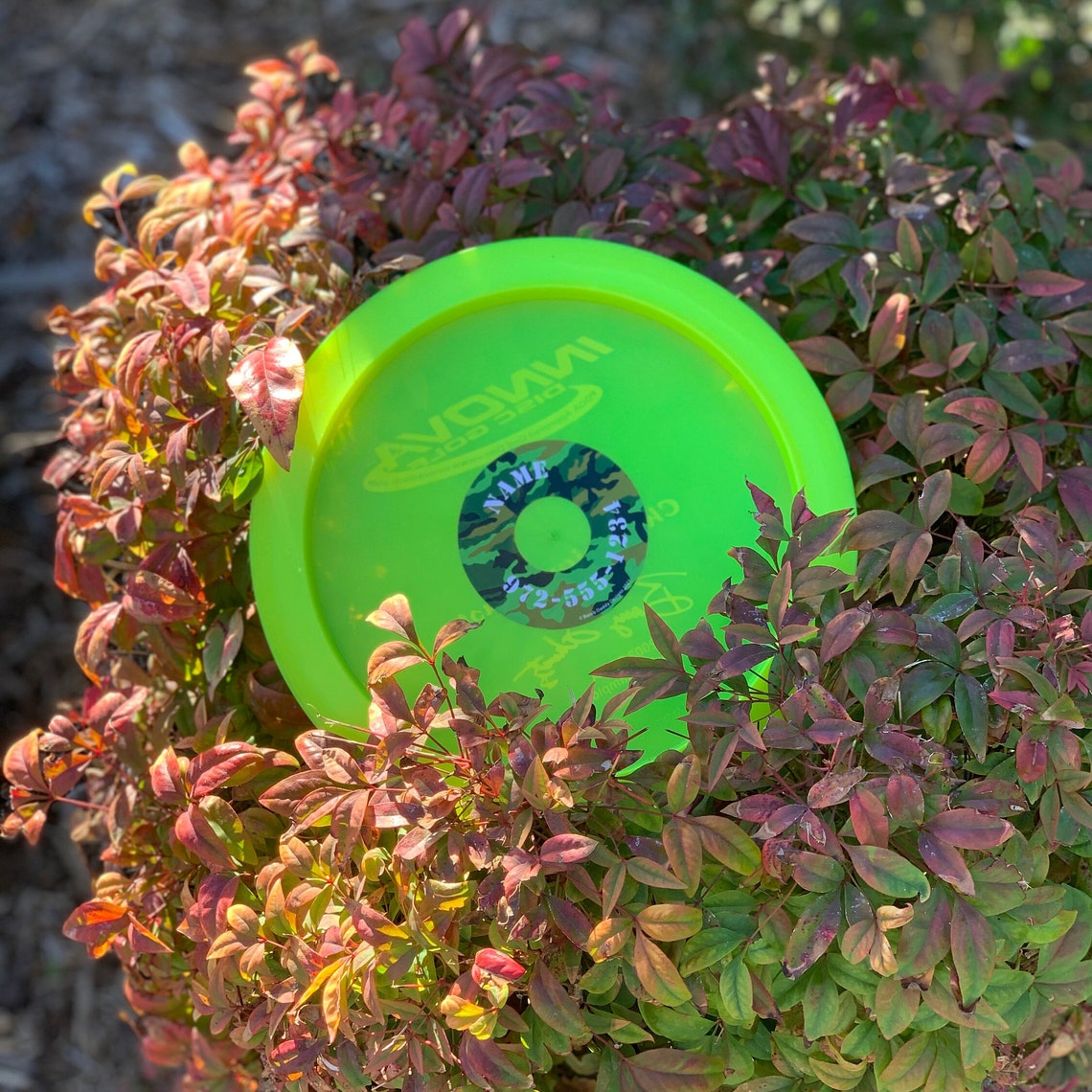 Disc Golf Labels 12 Camo Series Personalized Etsy