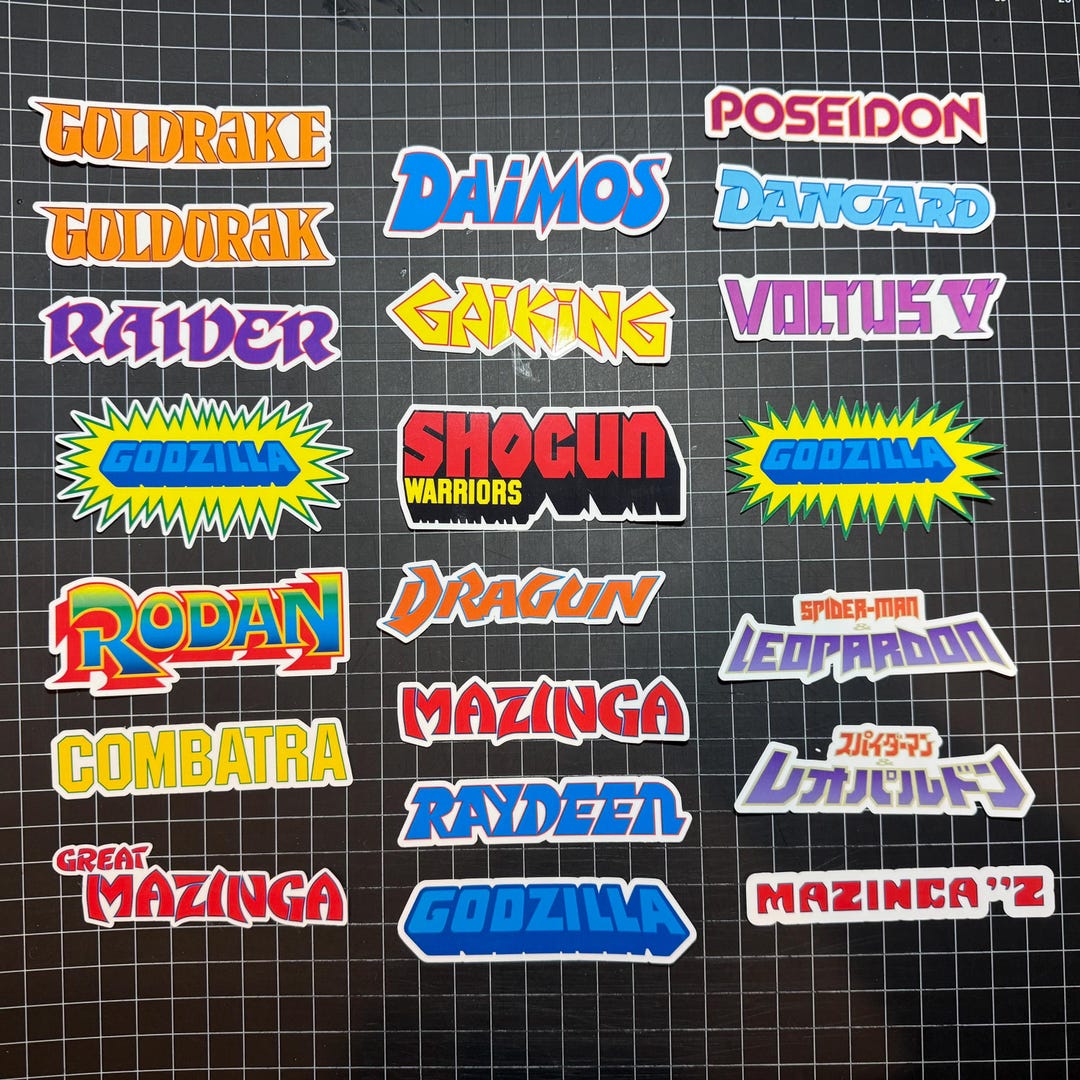 Shogun Warriors Sticker ULTIMATE Pack - 21 Stickers - Etsy