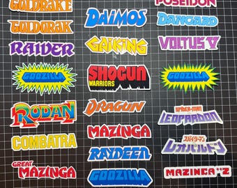 Shogun Warriors Sticker ULTIMATE Pack - 21 stickers