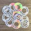 Disc Golf Labels - Holographic MINIs - Personalized