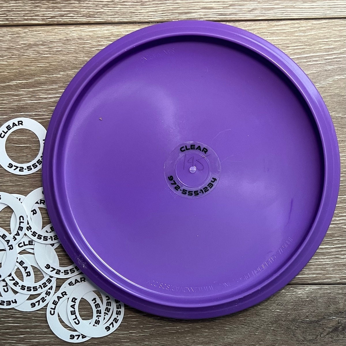 Disc Golf Labels - MICRO CLEAR - Personalized - Etsy