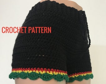 PATTERN: Shawty Shorts Crochet Pattern -Womens XS-5X PDF Digital File diy