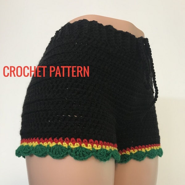 PATTERN: Shawty Shorts Crochet Pattern -Womens XS-5X PDF Digital File diy