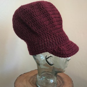 PATTERN Rasta Dreadlocks Hat / Tam  with brim Crochet PATTERN - PDF Digital File Only