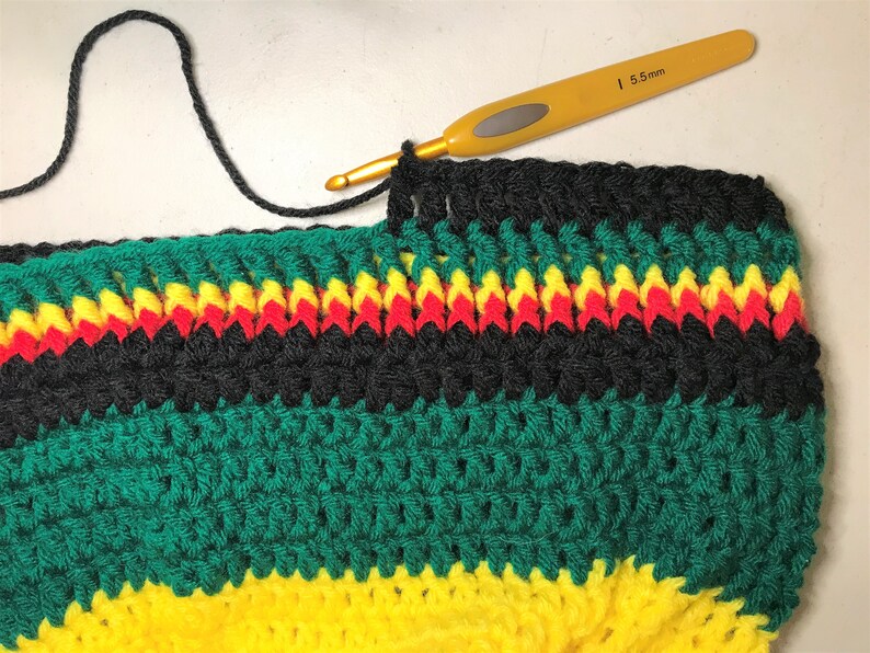 PATTERN Rasta Dreadlocks Hat / Tam With Brim Crochet PATTERN Etsy