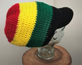 dread hat with brim