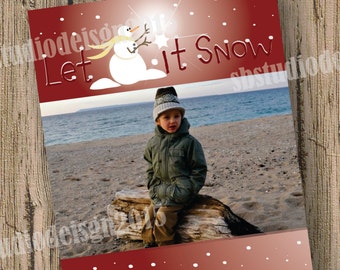 Tarjeta de fotos de Navidad DIY