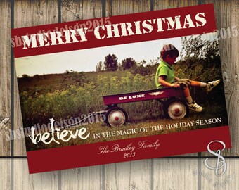 Christmas Photo Card DIY