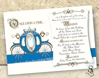 Princess birthday invitation