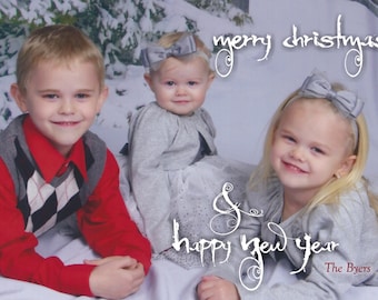 DIY Christmas Photo Card