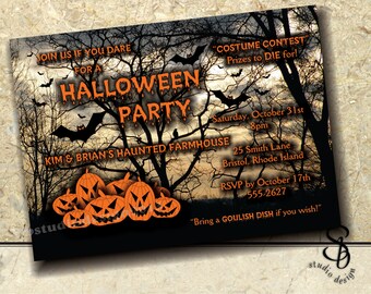 Spooky DIY Halloween Invitation
