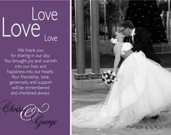 Wedding Thank You Card