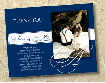Photo Wedding Thank You Card DIY