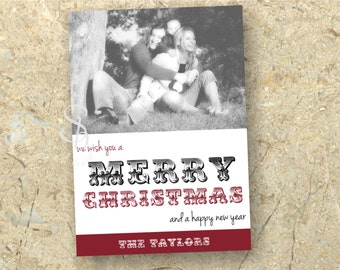 DIY Christmas Photo Card