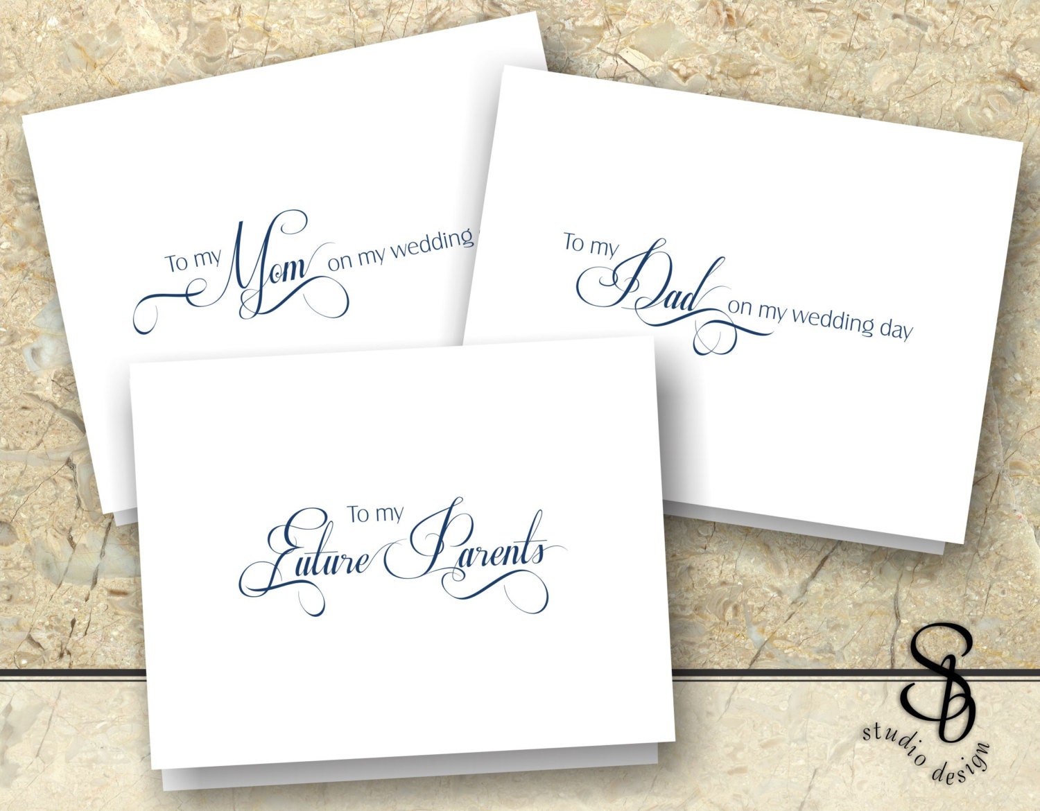 High-Quality Bridal Party Thank You Cards Picture Art High-Quality Bridal Party Thank You Cards Picture Art