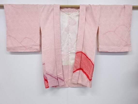 A Vintage Unused Haori/All Shibori/Distant Mounta… - image 2