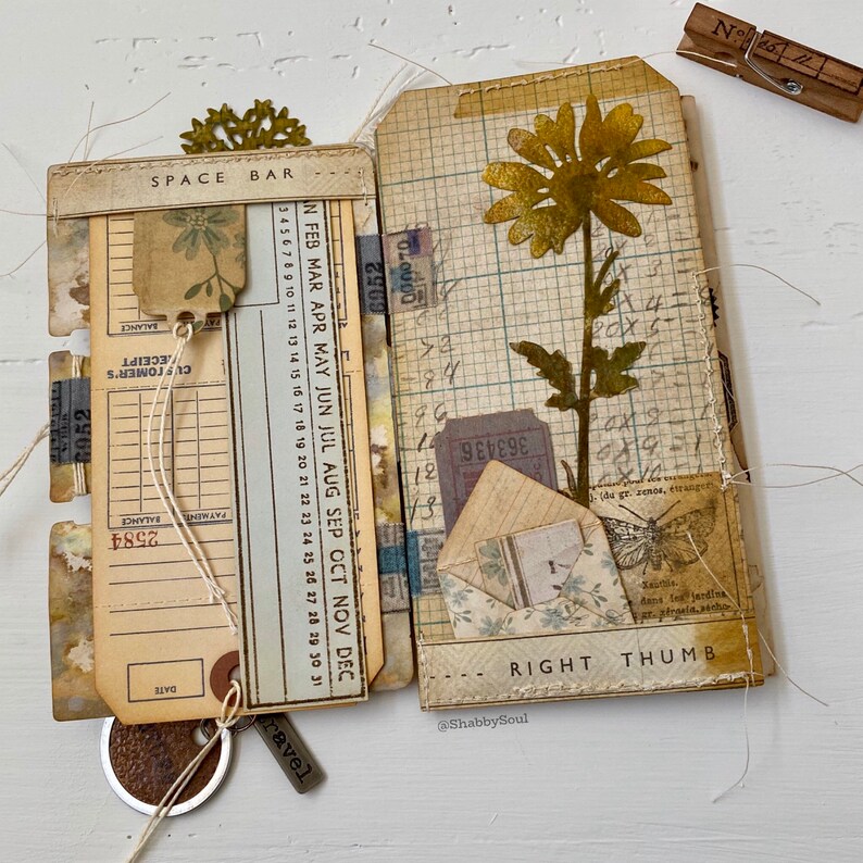 Tag Journal Art Book Nature Inspired Etsy