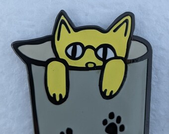 Lab Cat Hard Enamel Pin