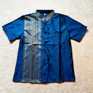 cambodian dress shirt Traditional Men's Silk Shirt Name : r/khmer