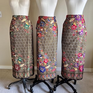 M-L Traditional fold skirt, Stretchable Waist Skirt, Cambodian, Khmer Style, Cultural Sarong Outfit, Sarong party skirt, Khmer USA Shop