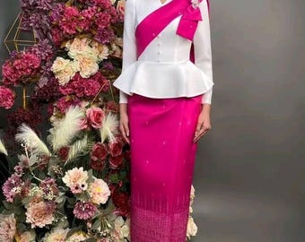 Khmer 2XL Waist 34&quot; Traditional Sompot Bot, Cambodian, Thai, Lao, Traditional, Khmer USA Shop, Khmer Culture, Asian Cultural Clothes