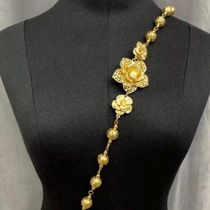 Fashion Gold or Silver Cheng, Crossbody, Body Jewelry, Khmer, Thai, Lao, Cambodian Style, Costume accessories, Southeast Asian