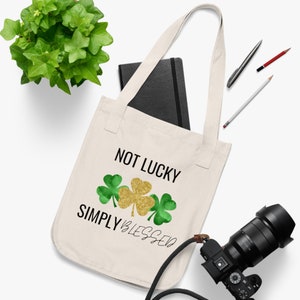 Canvas Tote Bag &#39;Simply Blessed&#39;